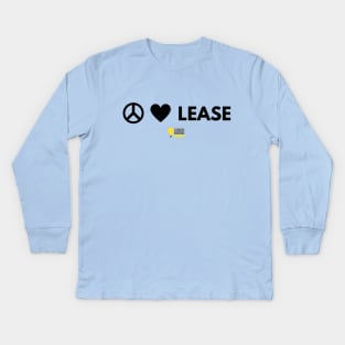 PLL- Peace, Love, & Lease Kids Long Sleeve T-Shirt